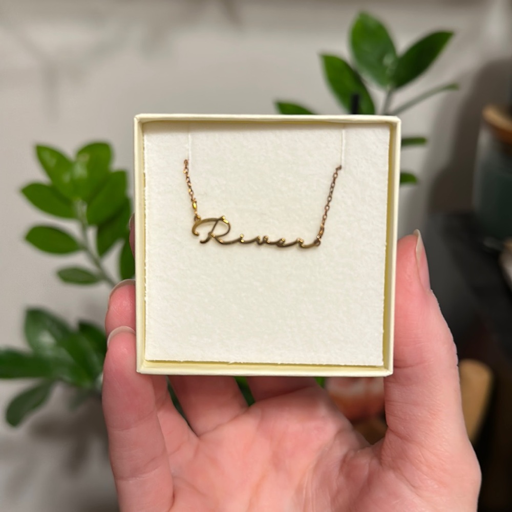14k River necklace